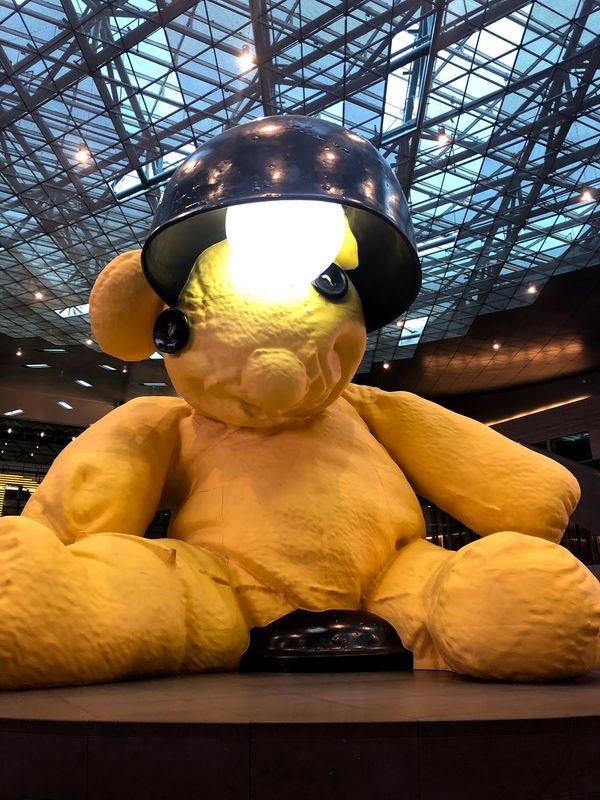 カタール・ドーハ「トランジット」の写真：ドーハ空港のシンボル？