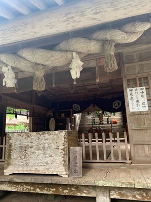 国宝　神魂神社へ
神聖な空気が漂っています。
水も空気も美味しい。