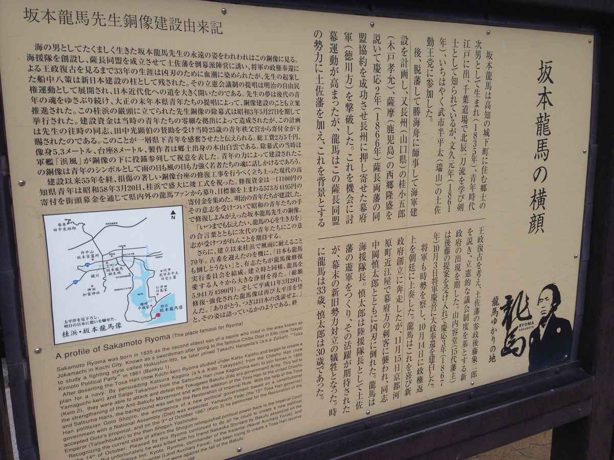 龍馬像について