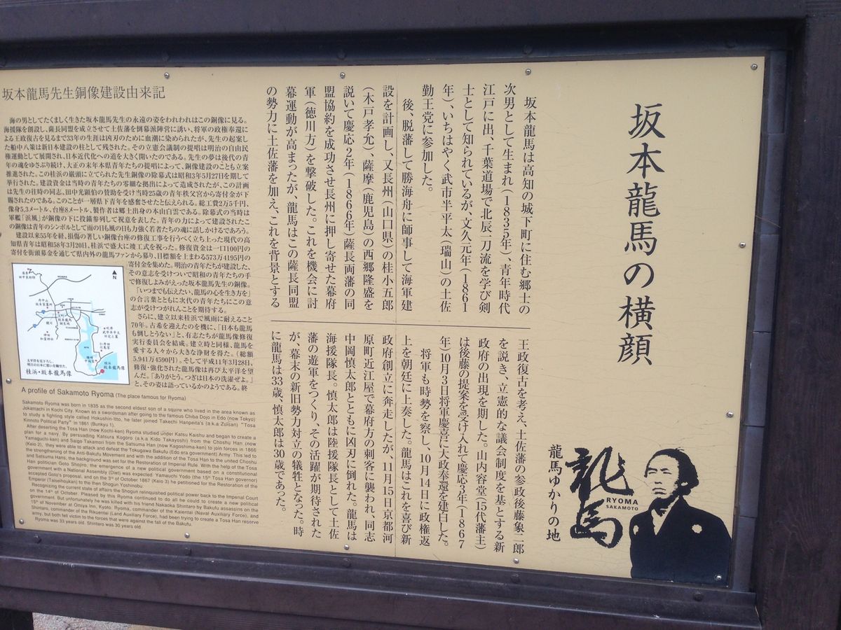 龍馬像について