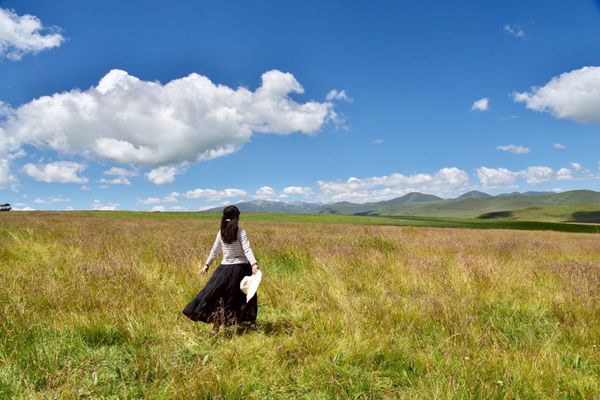 中国「甘南チベット族自治州の旅」の写真：甘粛省の省都から車をチャーターし、中国の...