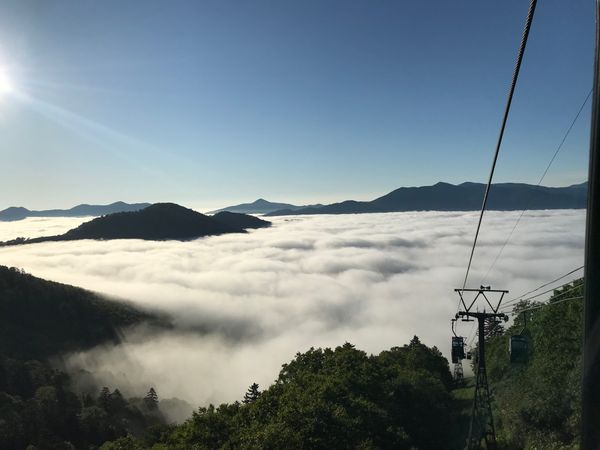 日本・北海道「北海道トマムで雲海を見る☁️」の写真：朝5時半のゴンドラに乗るために4時起き！...