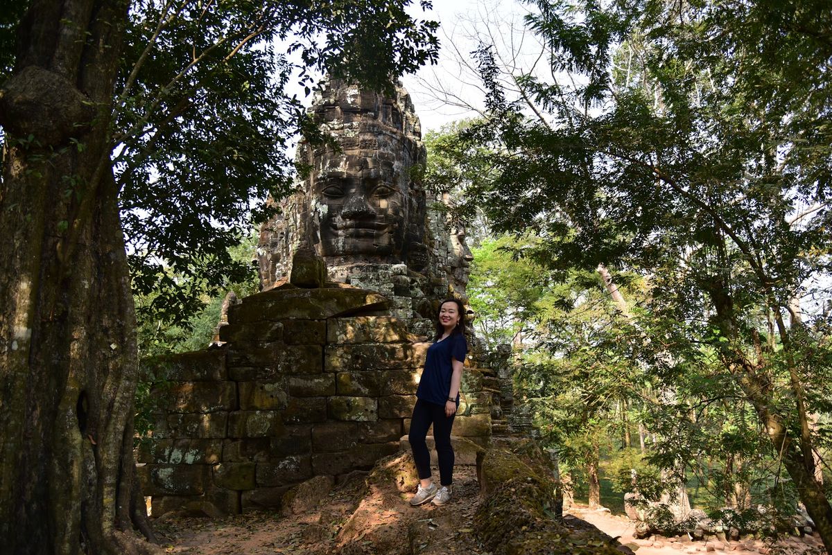 初めてアンコールワットに訪れましたが、その規模と彫刻の美しさに圧倒されました。
