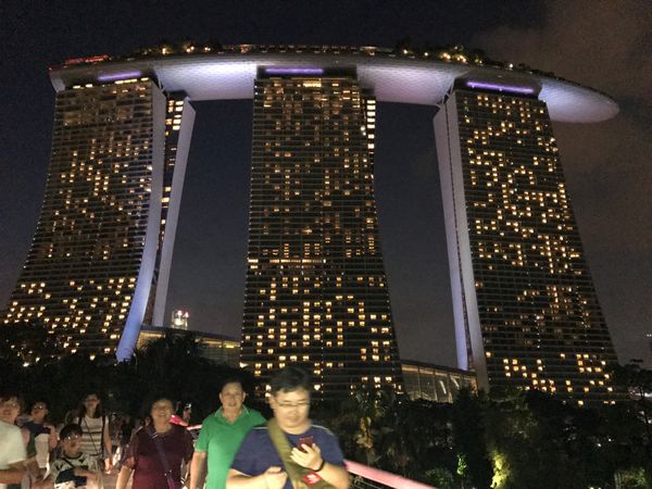 シンガポール「シンガポール🇸🇬」の写真：マリーナベイサンズも綺麗過ぎました🤦🏼‍♀️