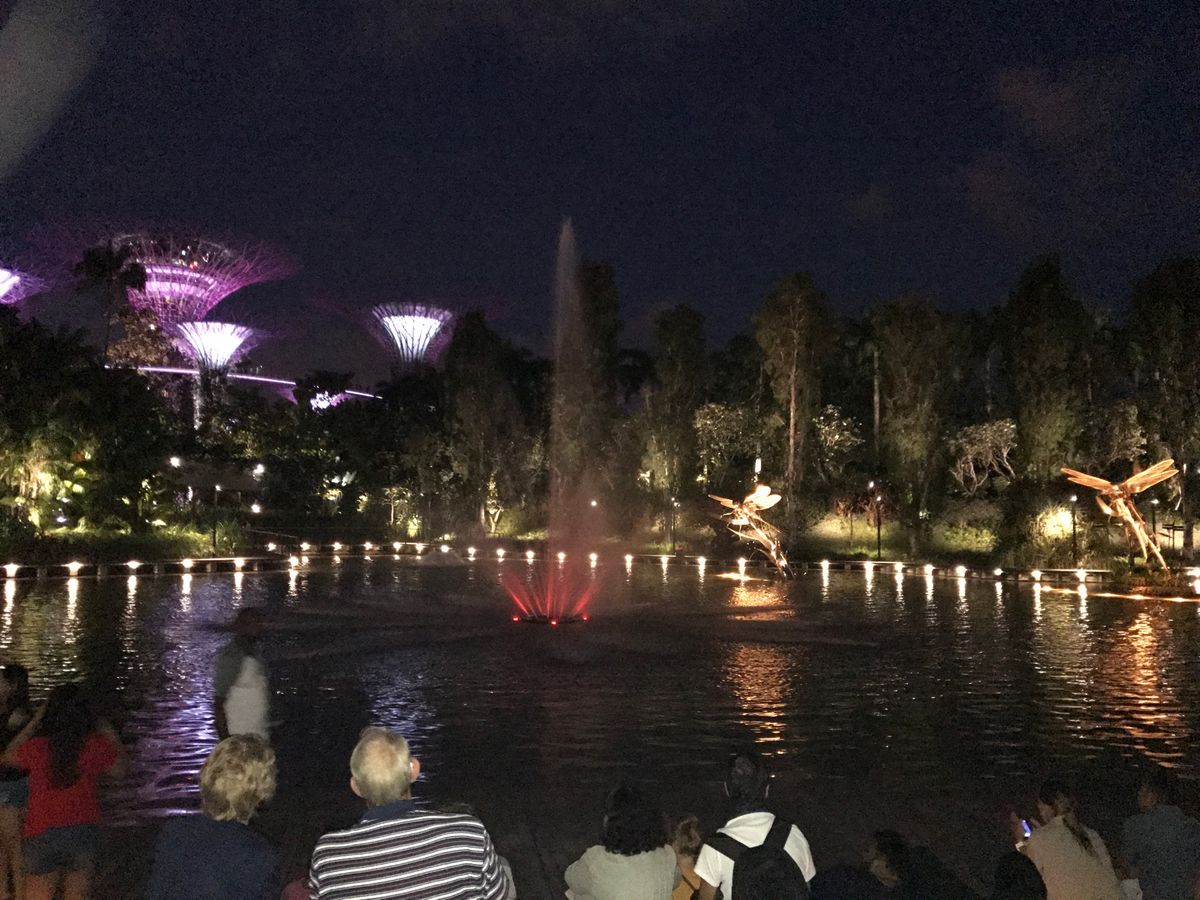 マリーナベイサンズも綺麗過ぎました🤦🏼‍♀️