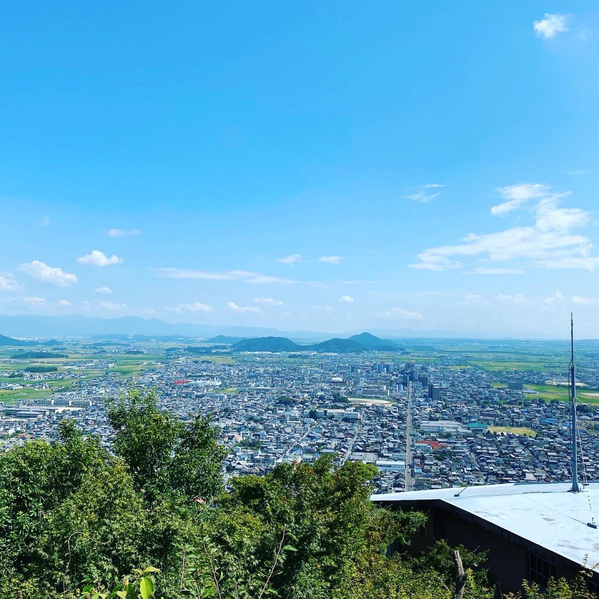 2020滋賀の旅。
八幡山ロープウェイに乗って、西の丸跡からの琵琶湖展望。