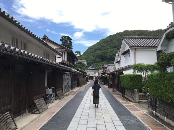 日本・広島県「広島周遊　ウサギと触れ合う🐇」の写真：呉の後は竹原市に向かい、温泉旅館に泊まり...