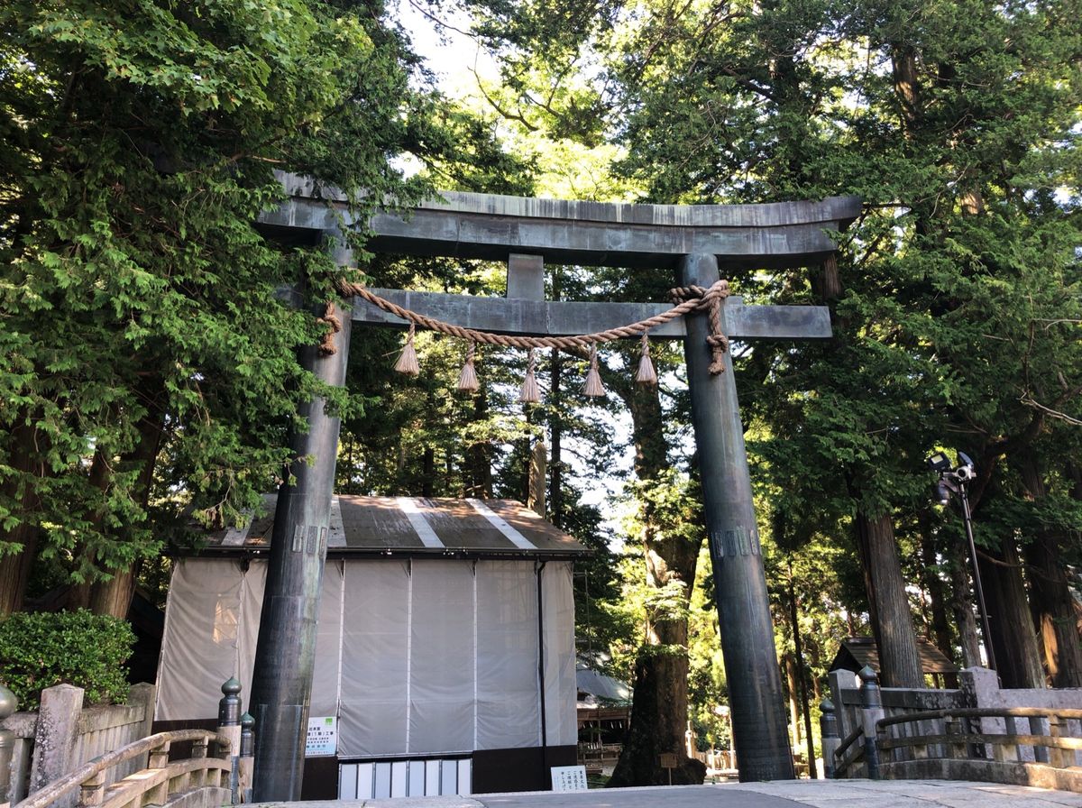 旅の最後は諏訪大社にお詣りしてきました。