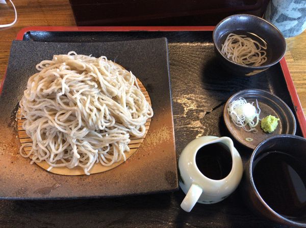 日本「百名山蓼科山と諏訪大社」の写真：信州と言えば蕎麦だよね