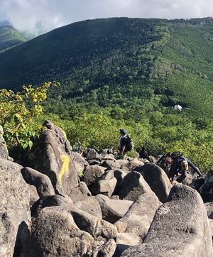 日本百名山の一つ蓼科山（2530m）