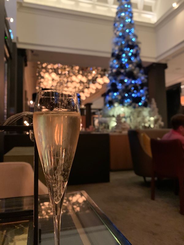 イギリス(英国)・ロンドン「冬のロンドン」の写真：アフタヌーンティー。サンドイッチは美味し...