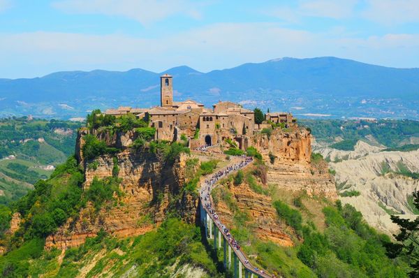イタリア・ローマ「ローマ・オルビエート2017春」の写真：チヴィタ・ディ・パーニョレージョ