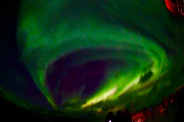 ノルウェー・ベルゲン「ノルウェー2016冬」の写真：大きく揺れるクルーズ船の甲板から撮影した...