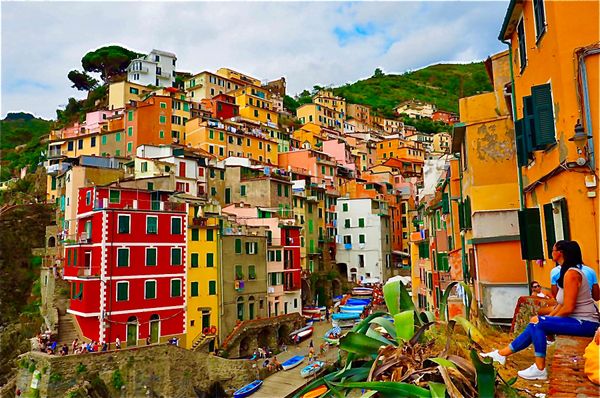 イタリア・チンクエテッレ「ジェノバとチンクエテッレ2016夏」の写真：リオマッジョーレ。ヴェルナッツァ、マナローラ