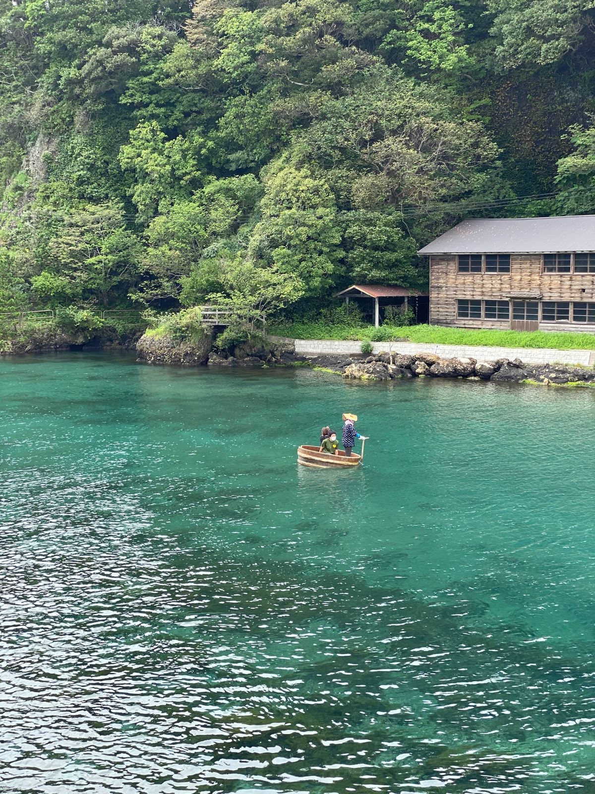 フェリー→レンタカー→たらい舟→佐渡金山→尖閣湾→ホテル→田んぼアート→野...
