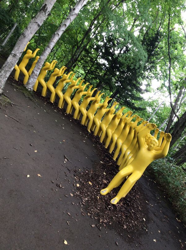 日本・札幌「北海道」の写真：札幌芸術の森。
ムーミン展やっていました。