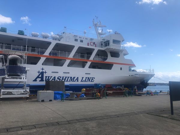 日本・粟島浦村「粟島浦村」の写真：フェリーで本土から1時間半