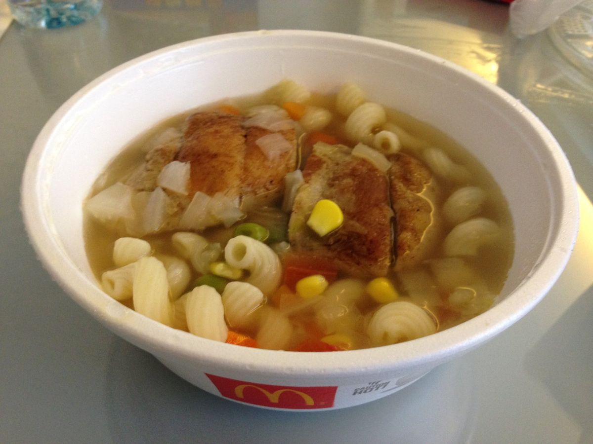 香港グルメ
朝マックマカロニ