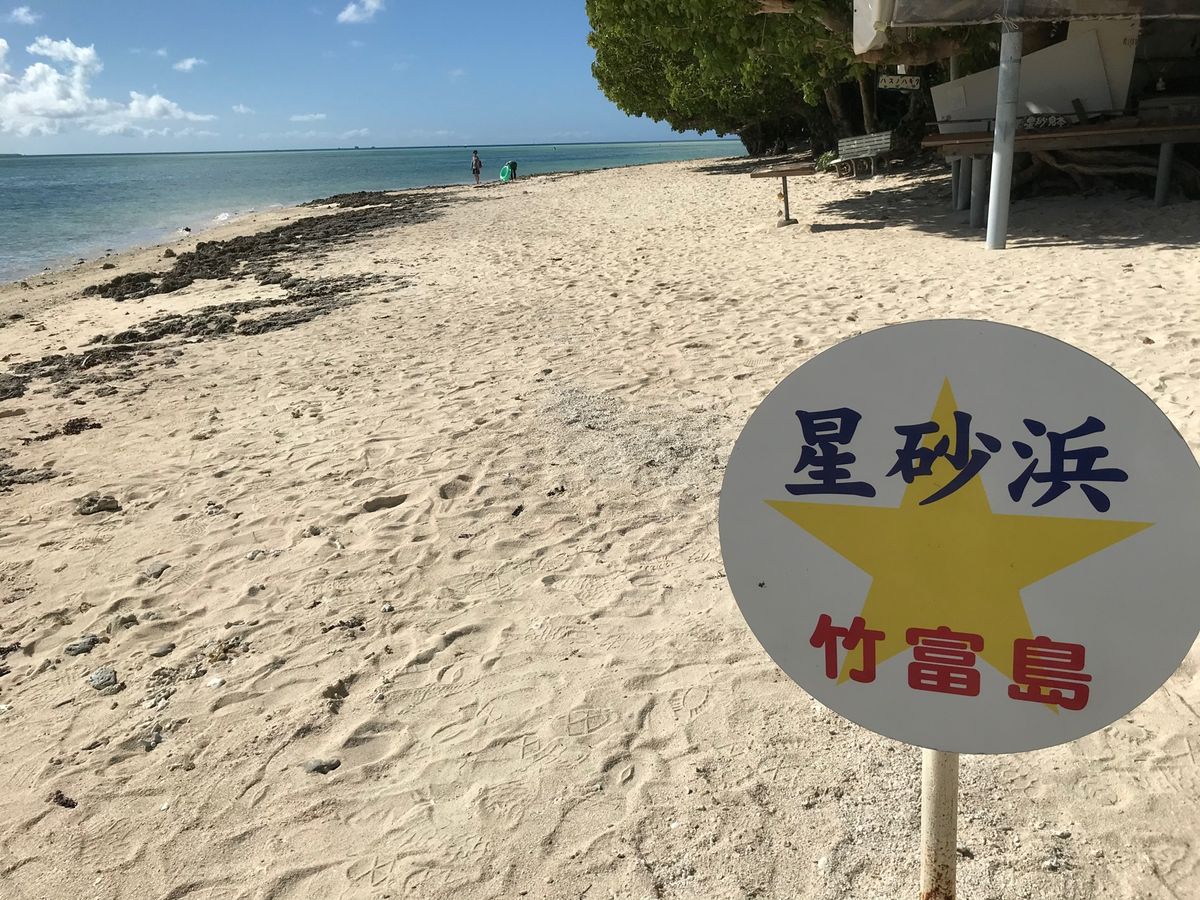 シュノーケリングを終えたあとは竹富島に移動。
町並がザ・沖縄という感じの島...