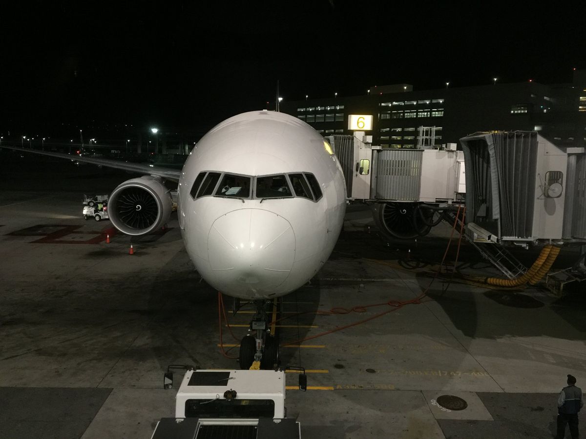 JL1　SFO-HND JA733J Boeing777-346/ER