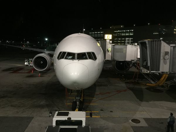 サンマルタン (オランダ領)・セントマーチン　マホビーチ　Sonestaoceanpointresort「2nd 新婚旅行でセントマーチン島」の写真：JL1　SFO-HND JA733J B...