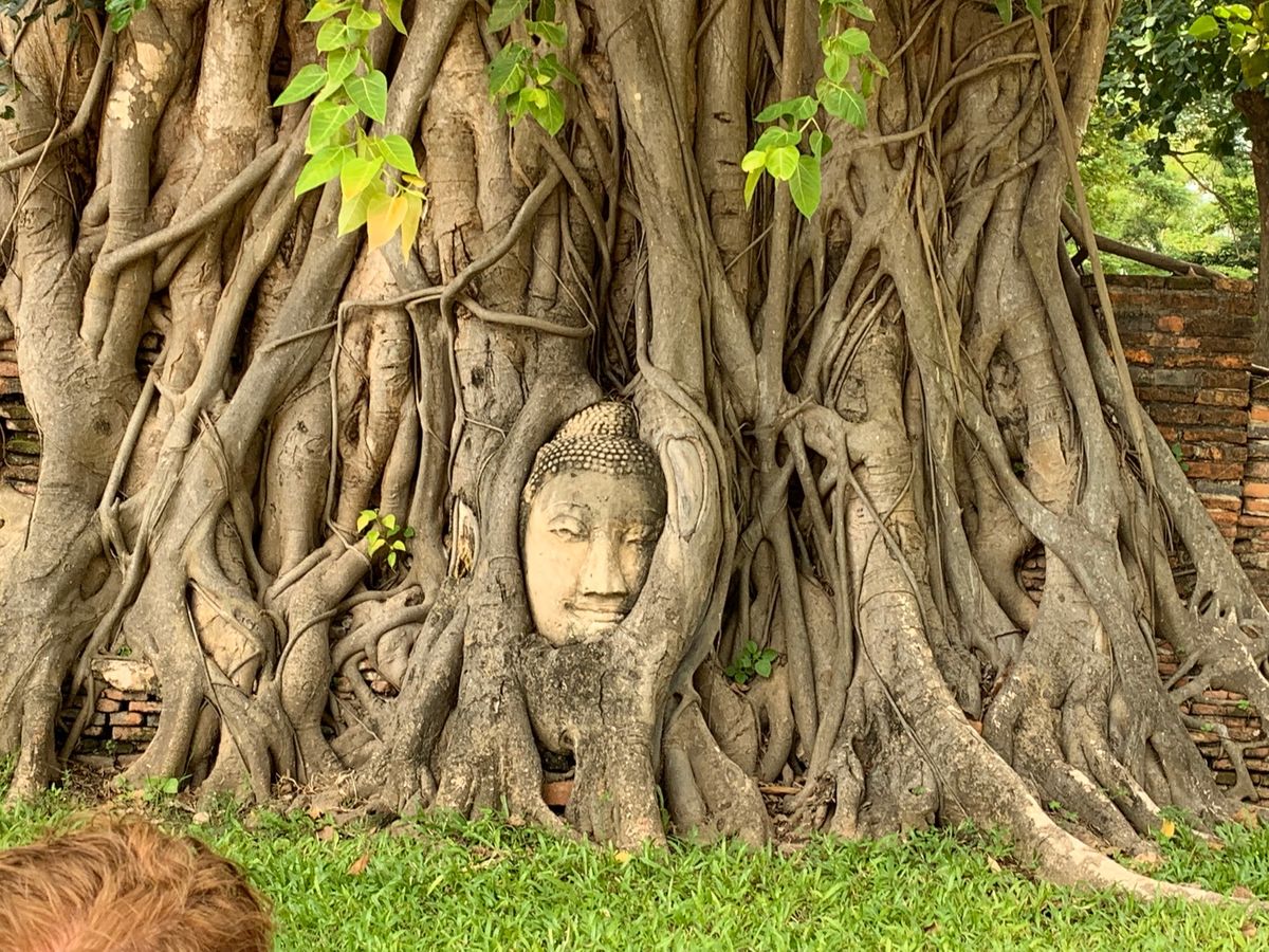 アユタヤとラチャダー鉄道市場とワットパクナム