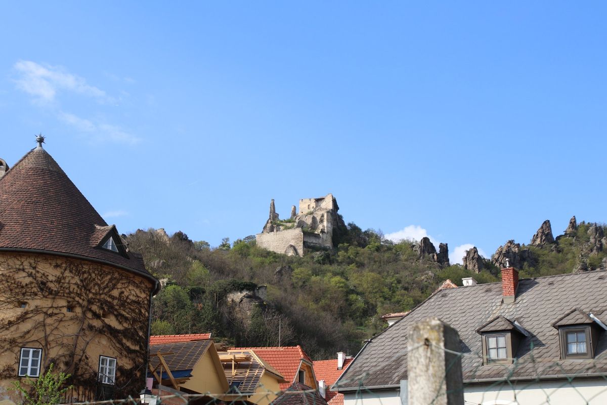 デュルンシュタインに到着！
デュルンシュタイン城にも登りました！