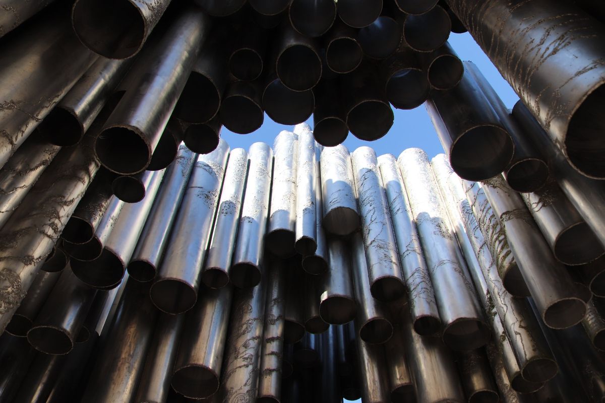 シベリウスモニュメント。
ヘルシンキ中央駅から徒歩で行くのは流石に遠かった。