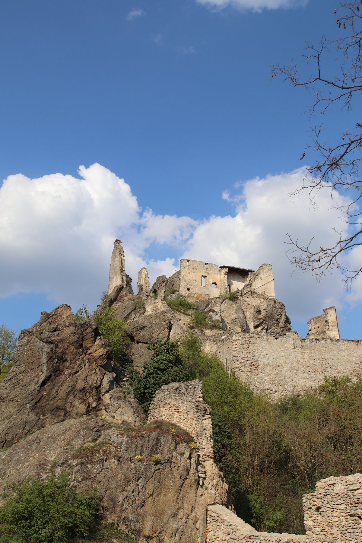 デュルンシュタインに到着！
デュルンシュタイン城にも登りました！