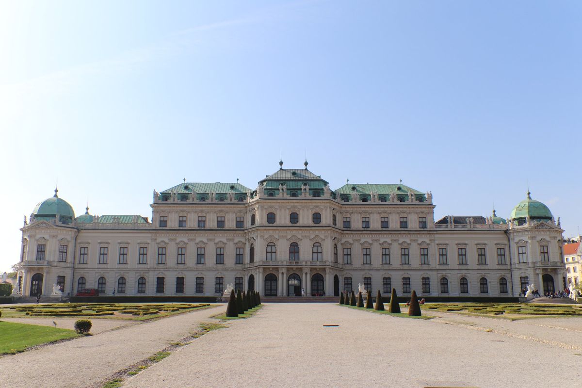 最終日はウィーン観光！
ベルヴェデーレ宮殿！