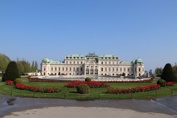 フィンランド・ヘルシンキ「ヨーロッパ旅行（2018.04.13-20）」の写真：最終日はウィーン観光！
ベルヴェデーレ宮殿！