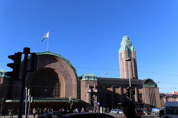 フィンランド・ヘルシンキ「ヨーロッパ旅行（2018.04.13-20）」の写真：ヘルシンキ中央駅と初日の夕食！
トナカイ...