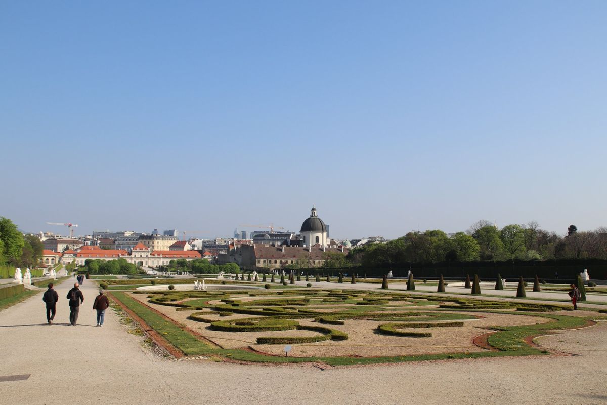 最終日はウィーン観光！
ベルヴェデーレ宮殿！