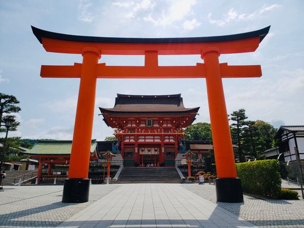 日本・京都「伏見稲荷大社」の写真：こんな伏見稲荷大社、見たことない！
誰も...