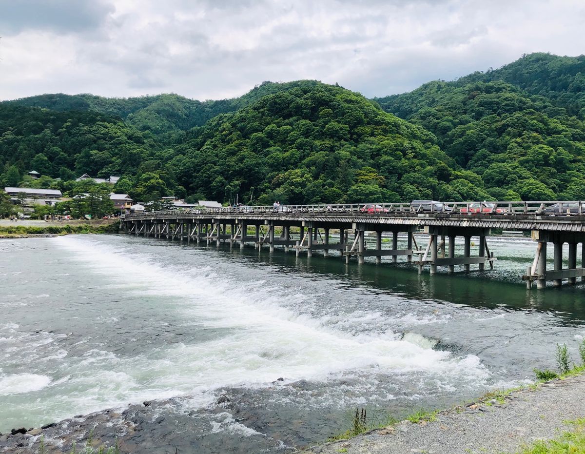 渡月橋〜常寂光寺〜竹林〜天龍寺

どこも人少なめ！
