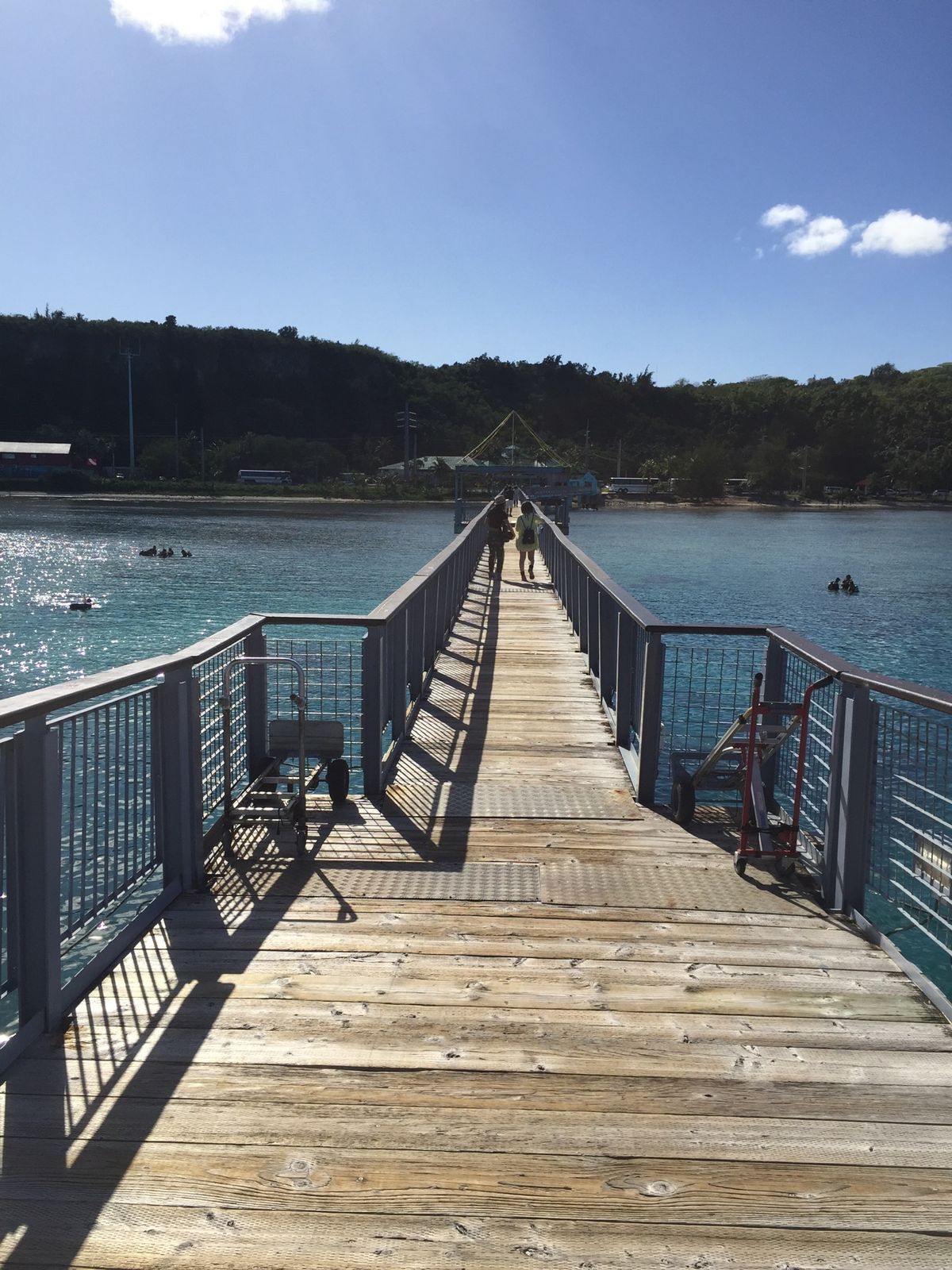 青い空と海。弾丸グアム旅行。