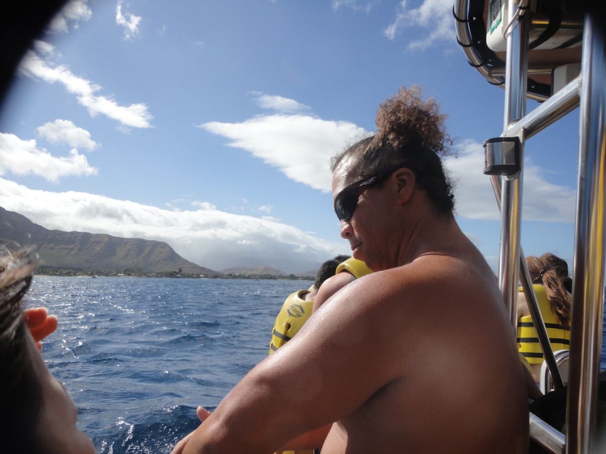 7th Jul.  2011 pic📷
Dolphin swim tour...