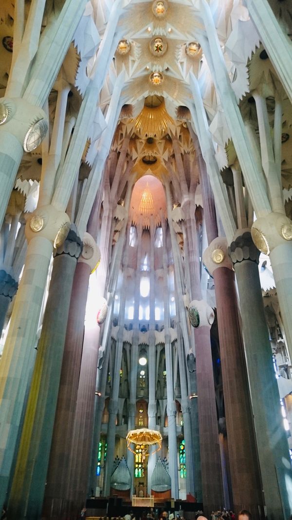 ポルトガル・リスボン「スペイン・ポルトガル」の写真：教会の荘厳な感じとは違い、暖かい日差しに...