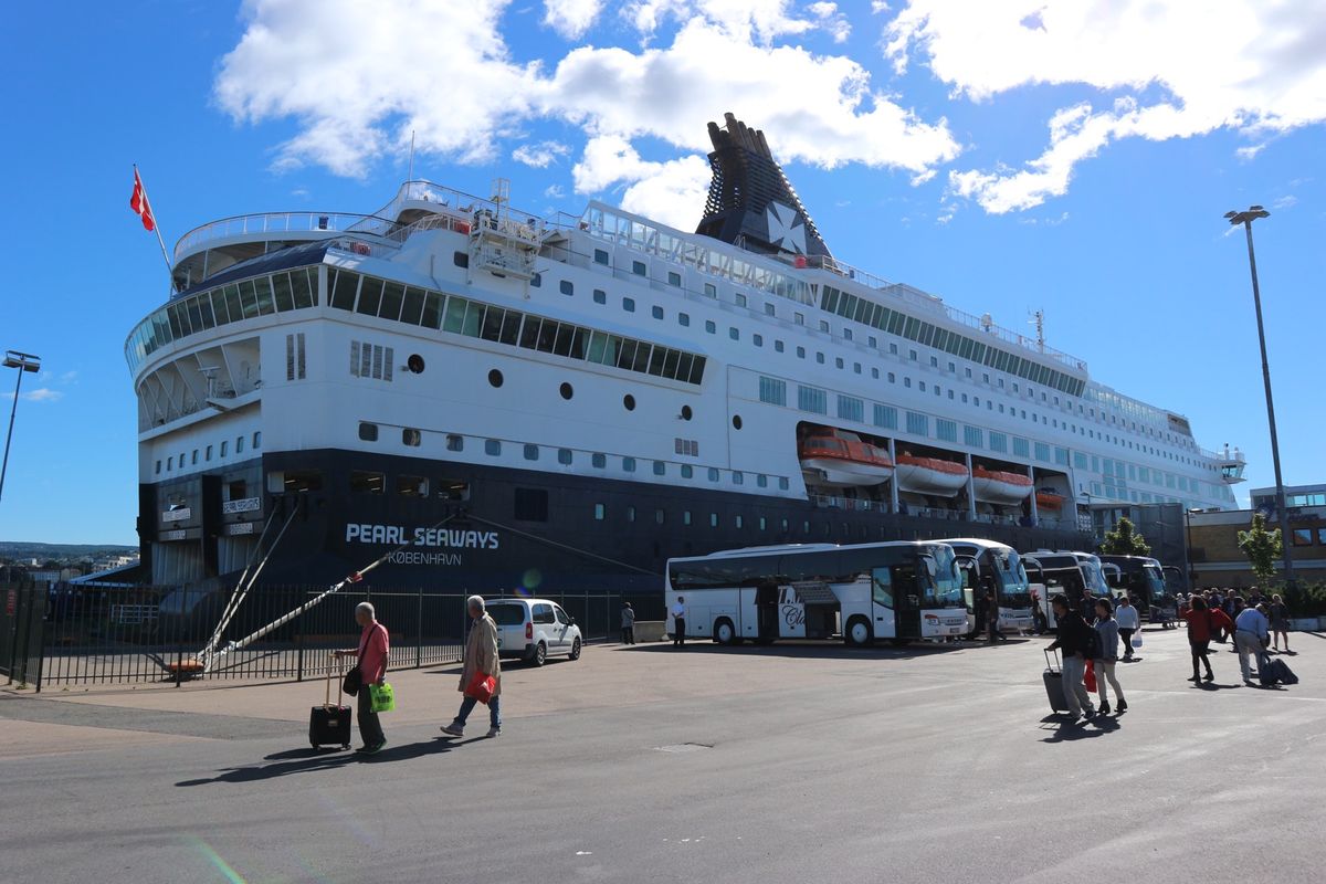 コペンハーゲンから船で移動