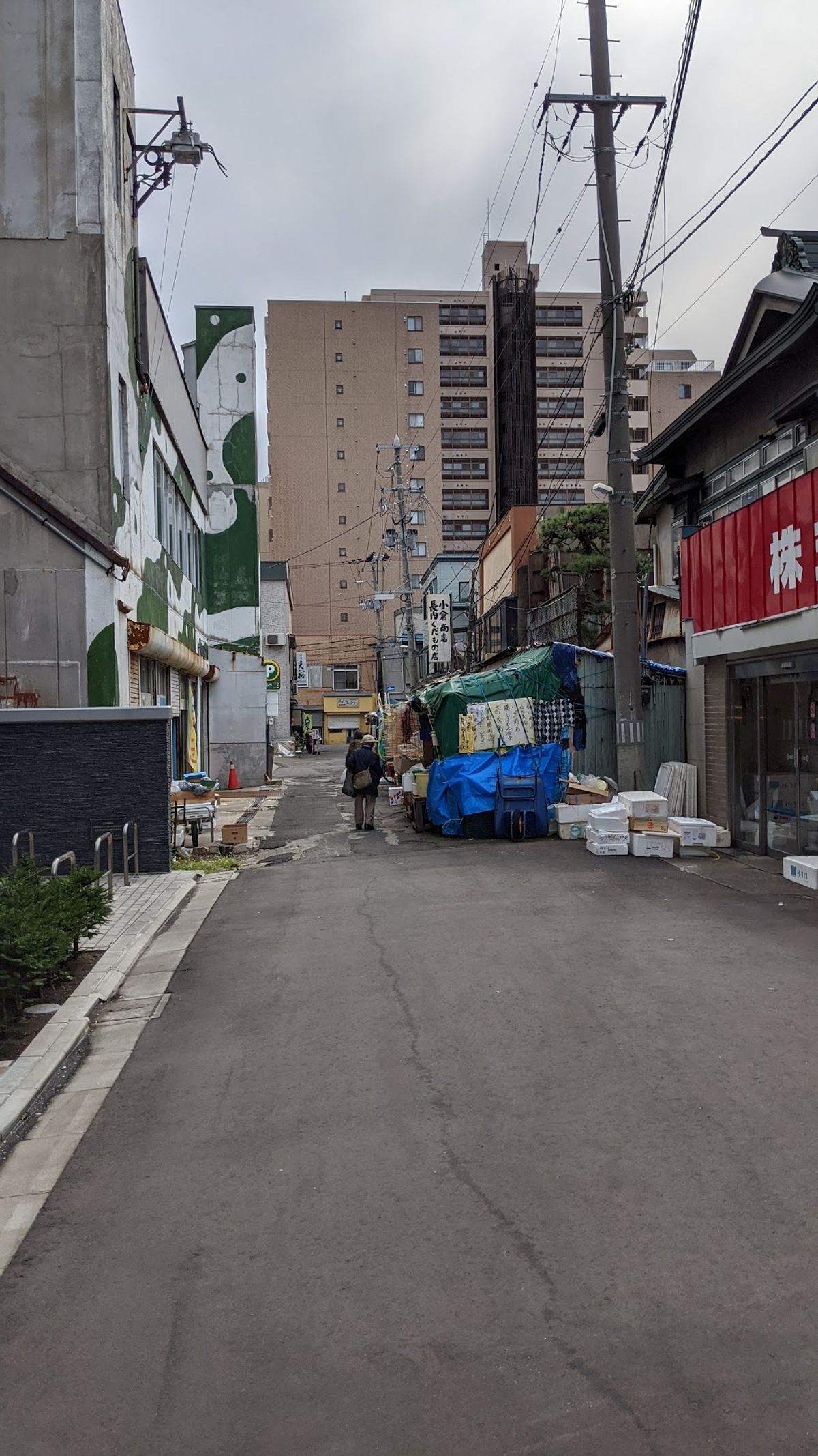 大角天というらしい食べ物。
魚のすり身を平たく伸ばしている。
ここまで伸ば...