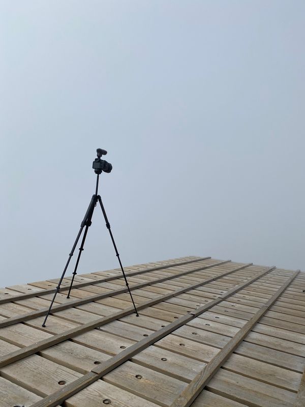 日本・徳島「かずら橋と剣山」の写真：カメラをセットしたらこれ笑

帰ります