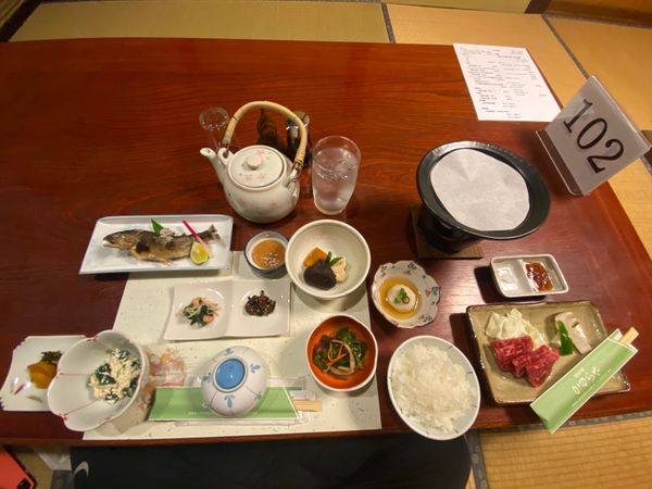 日本・徳島「かずら橋と剣山」の写真：夕ご飯

今日も美味しかったです