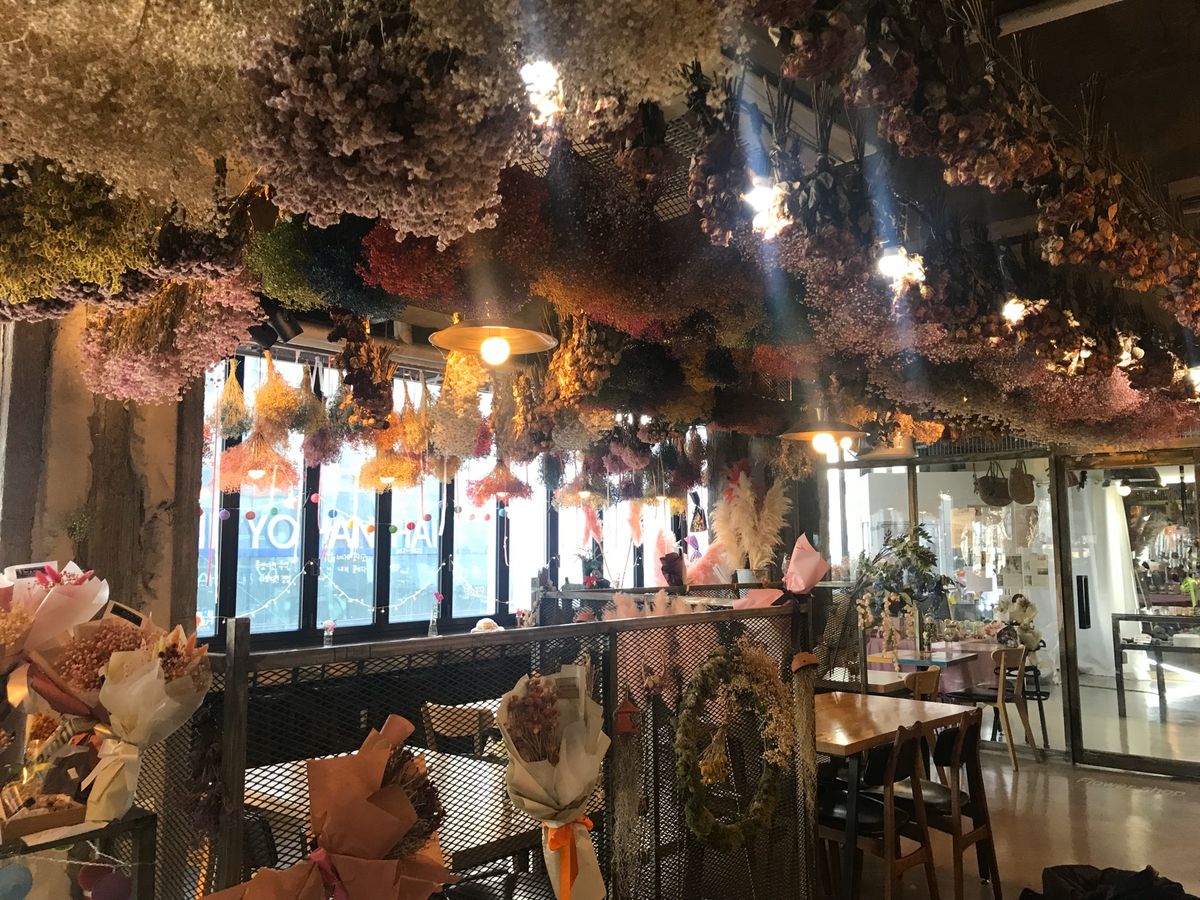 1) 寒くてもソルビンのかき氷は美味しい！

2) ドライフラワーがいっぱ...