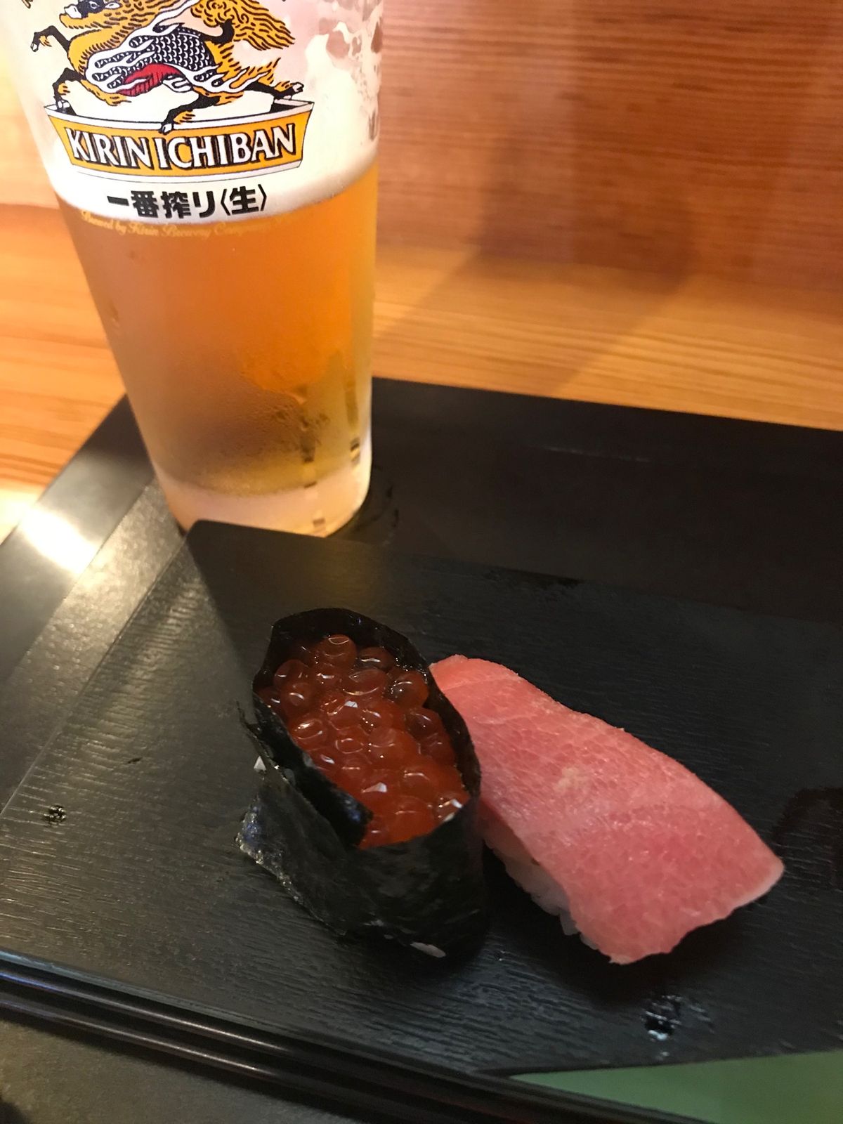 毎日お寿司
ビールもすすむ！