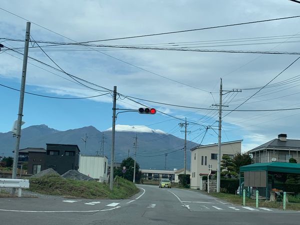日本・軽井沢「浅間山☃️」の写真