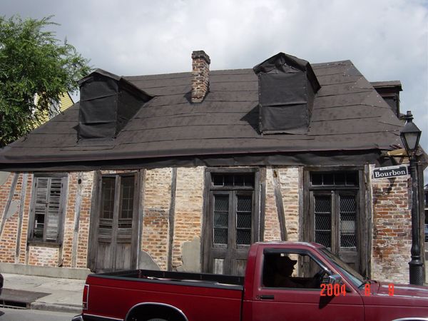 アメリカ(米国)・ニューオーリンズ「2004：ASCO@New Orleans」の写真：市街地の散策も楽しかったですね〜😊古い建...