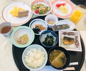最終日、はじめてのホテルでの朝食⭐️
連日、朝・昼とお弁当にかえていただい...