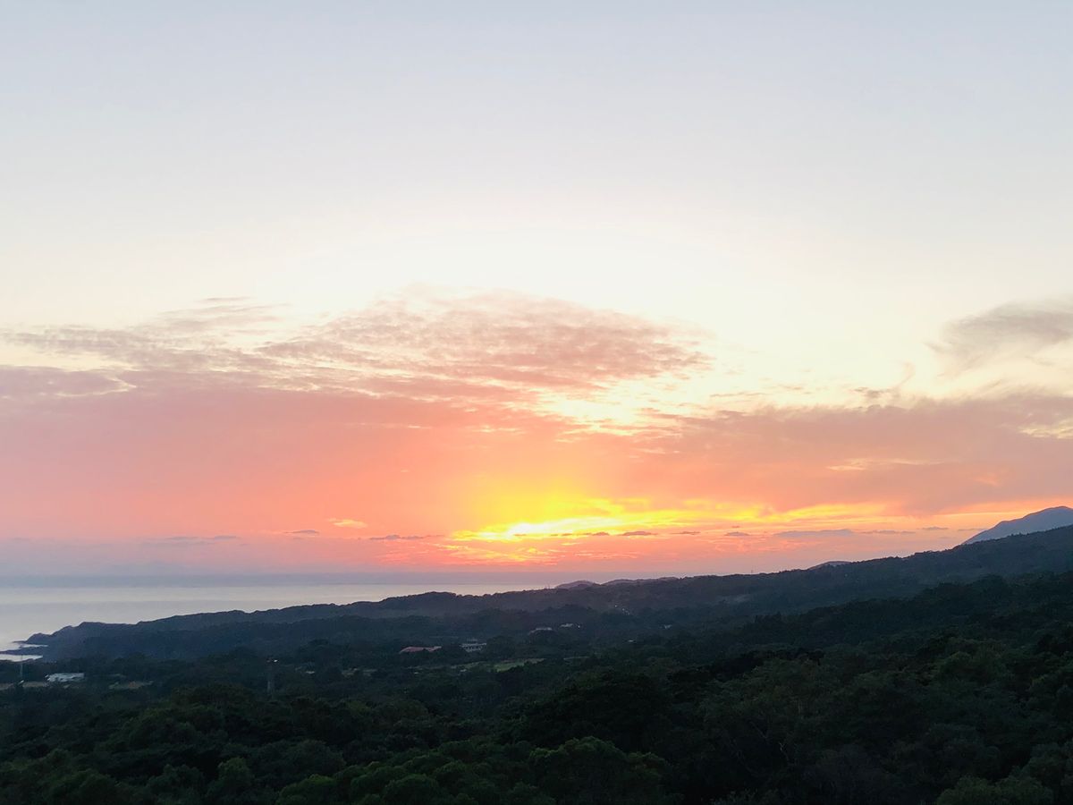 伊丹からの直行便はプロペラ機！満席でした。
25度、晴天！
お宿は温泉のあ...