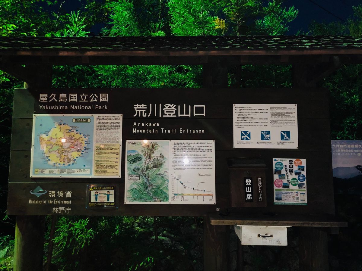 ウィルソン株
縄文杉

朝4時にホテルを出発し、ガイドさんと合流。
朝5時...