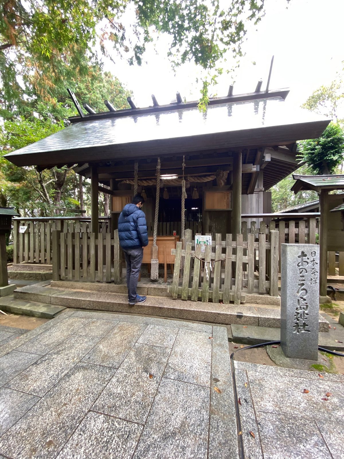 日本三大鳥居のおのころ島神社へ
でかい！！